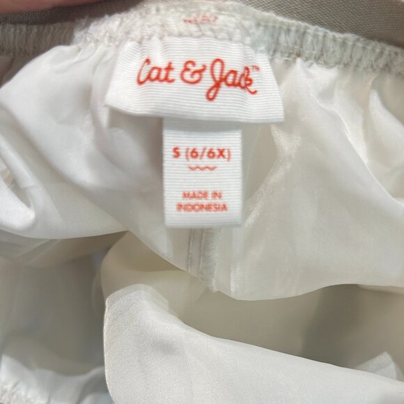 Fairycore Girl White Gold Star Maxi Skirt | Cat & Jack 6/6X Sheer Tulle Princess - Picture 6 of 6